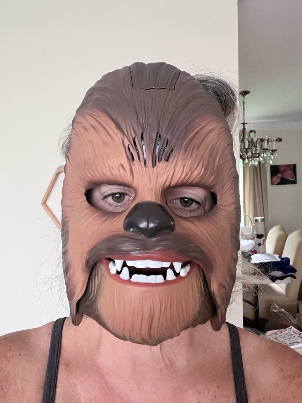 Chewbacca Face Mask with sound- Brown Star Wars  #D-5
